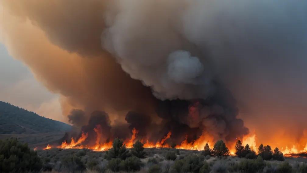 Incendiu de vegetație în Catalonia: Focul stabilizat, evacuare în două campinguri