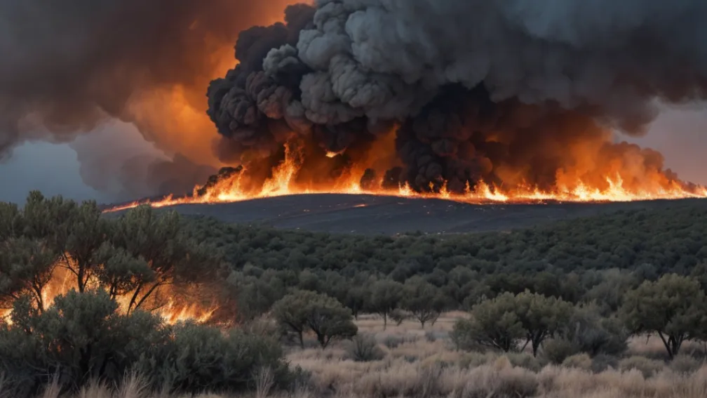 Incendiu de pădure în Extremadura: Focul mistuie 11.000 de hectare, autoritățile se ceartă pe ajutor