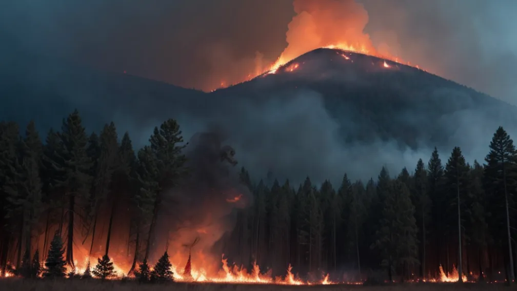 Incendii de pădure în Spania: Focul a cuprins mii de hectare, autoritățile declară stare de urgență