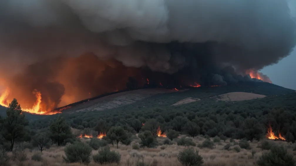 Peste 600 de persoane blocate în două stațiuni balneare din Albacete din cauza unui incendiu forestier