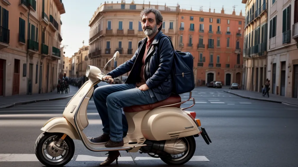 Un documentar pe Vespa de la Madrid la Roma pe urmele lui Nanni Moretti