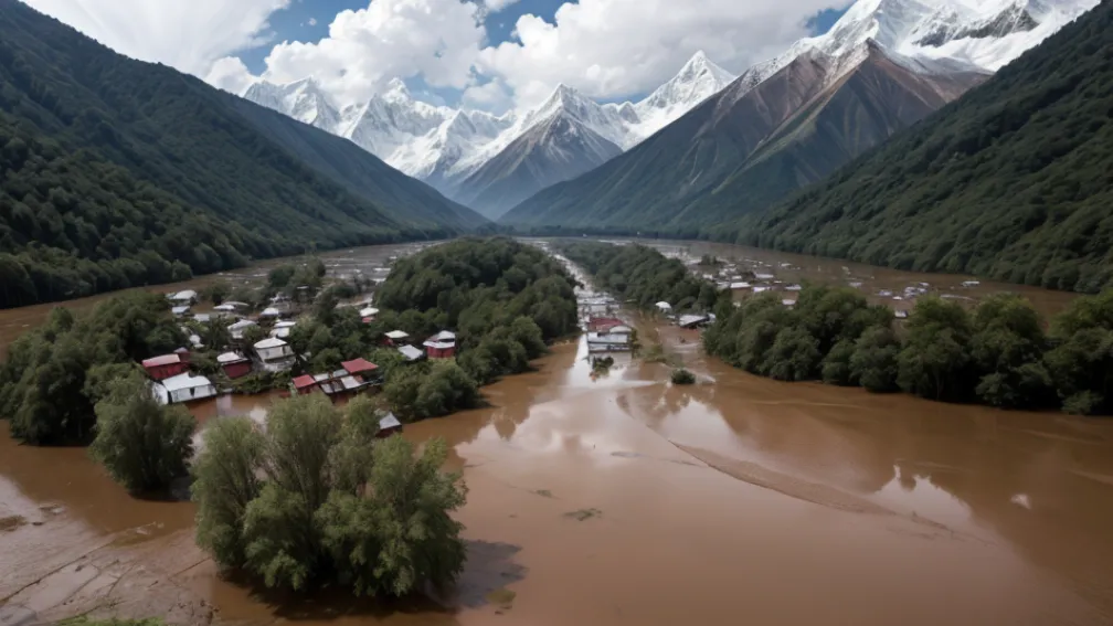 Inundații în India: Cel puțin patru morți și zeci de dispăruți după o ploaie torențială în Himalaya