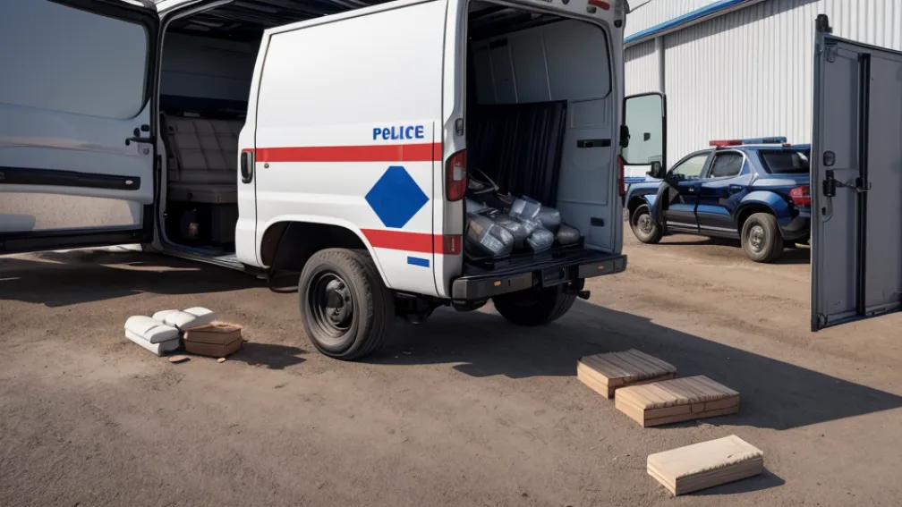 Șofer de camion reținut în Spania: 400 kg de droguri găsite după oprire pentru folosirea telefonului