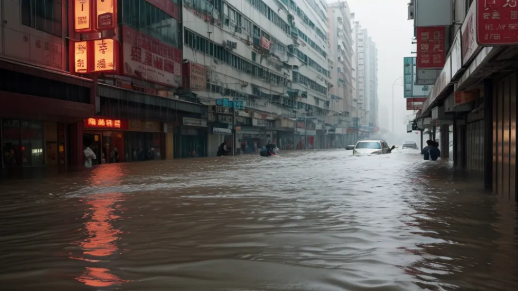 Ploaie istorică în Hong Kong: cele mai mari precipitații zilnice din august din 1884