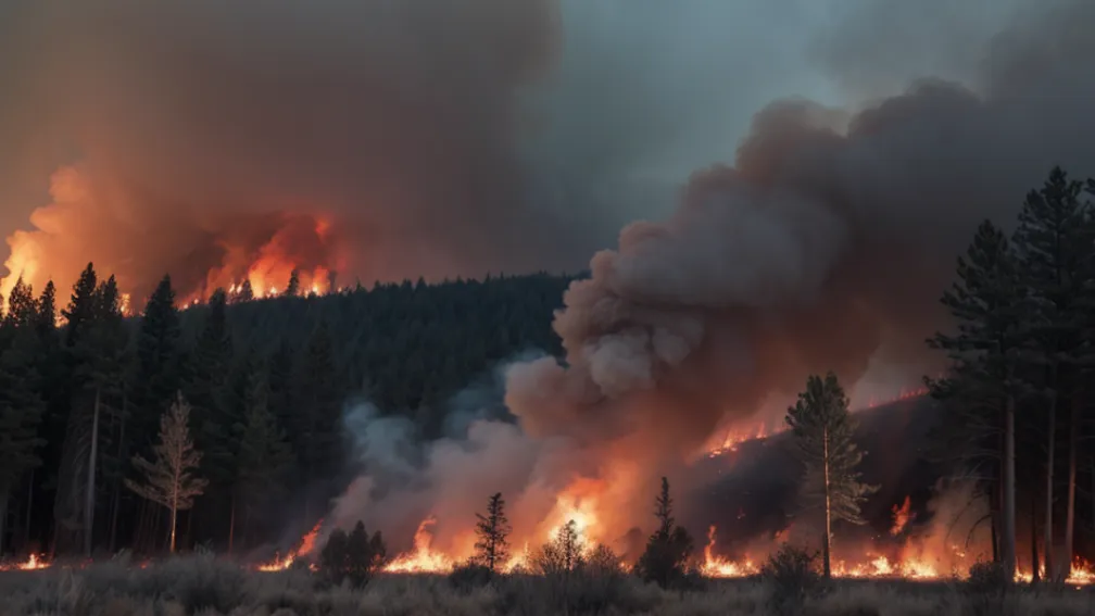 Incendiu de vegetație în Tarifa: evacuare masivă și implicarea aviației