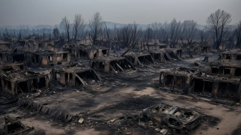 Devastarea San Vicente de Leira: satul, mistuit de flăcări