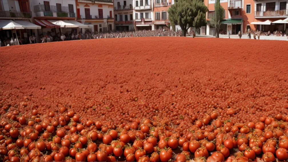 Tomatina de Buñol 2025: Festivalul în imagini