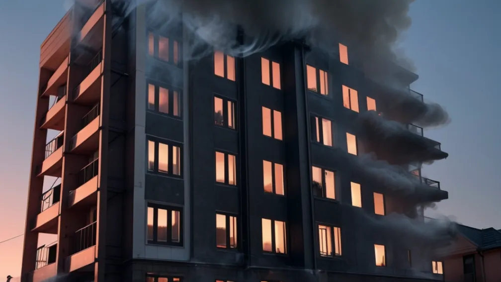 Incendiu în Málaga: Un bărbat a decedat, o femeie a fost rănită