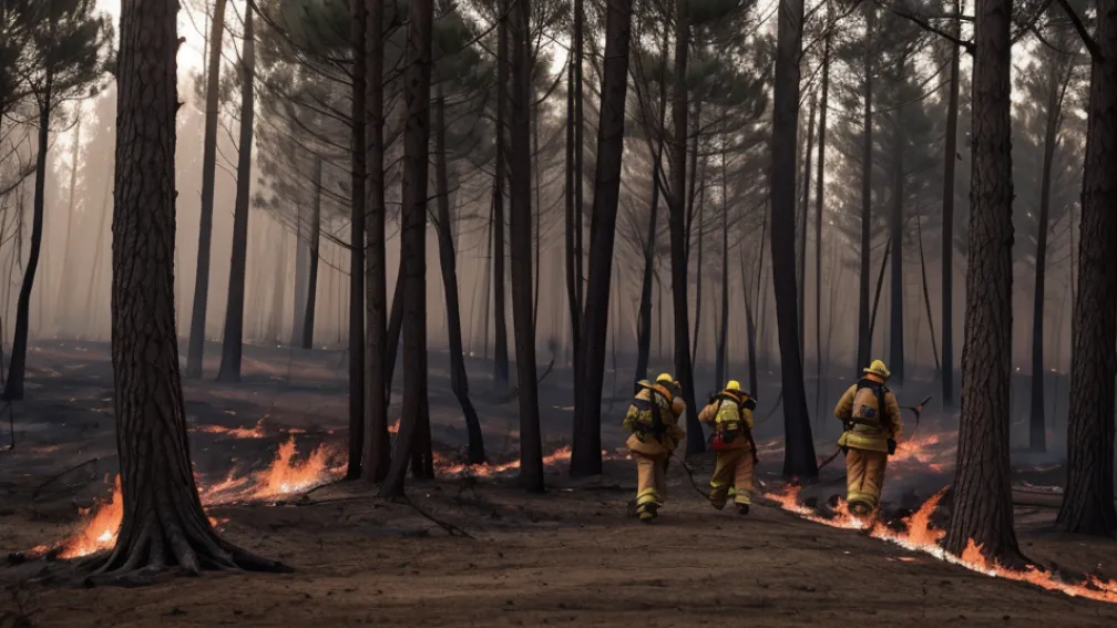 Incendii în Spania: Scăderea temperaturilor ajută la lupta cu focul în Galicia
