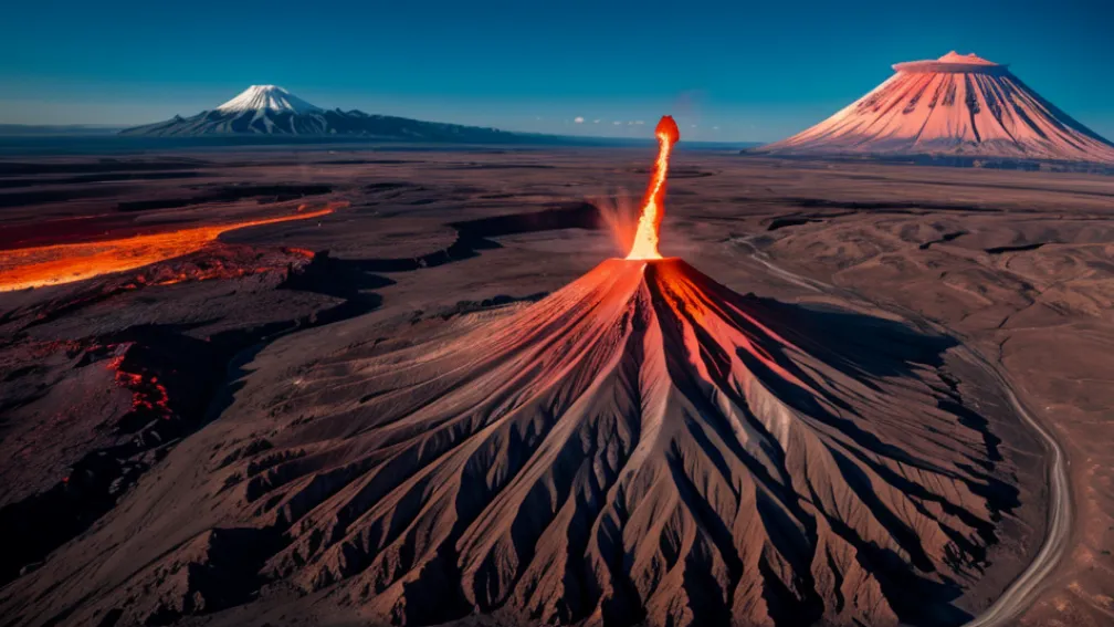 Etna erupe: imagini spectaculoase cu râuri de lavă văzute de sus