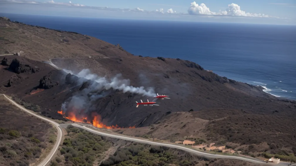 Paznicii militari apără Tenerife de incendii: Operațiunea „Prometeu” dă rezultate