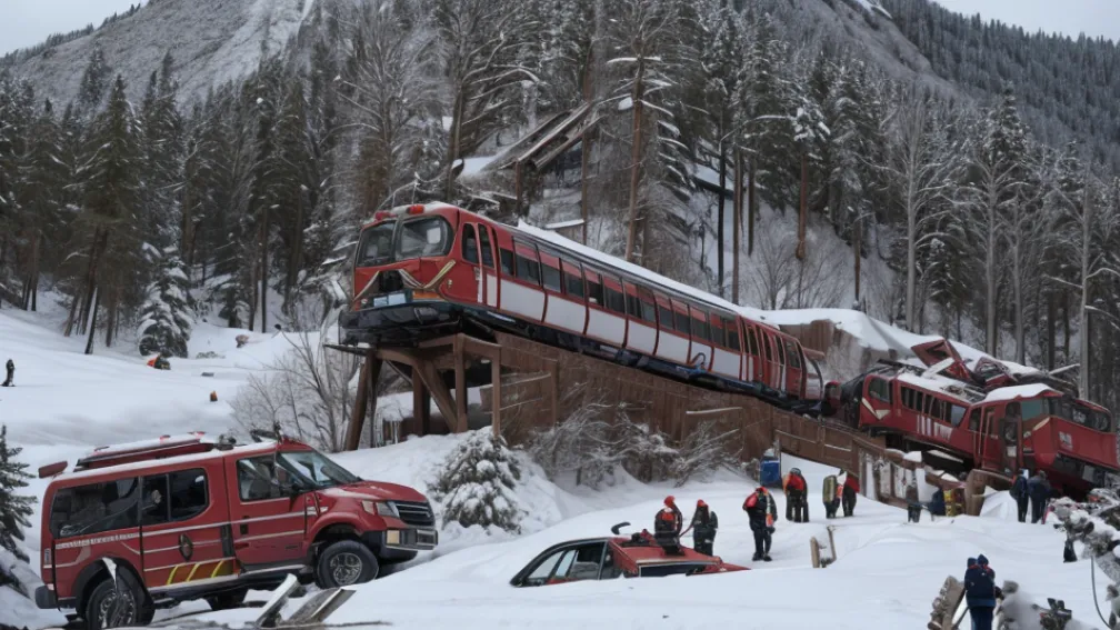 Imagini dramatice de la locul accidentului funicularului din Lisabona