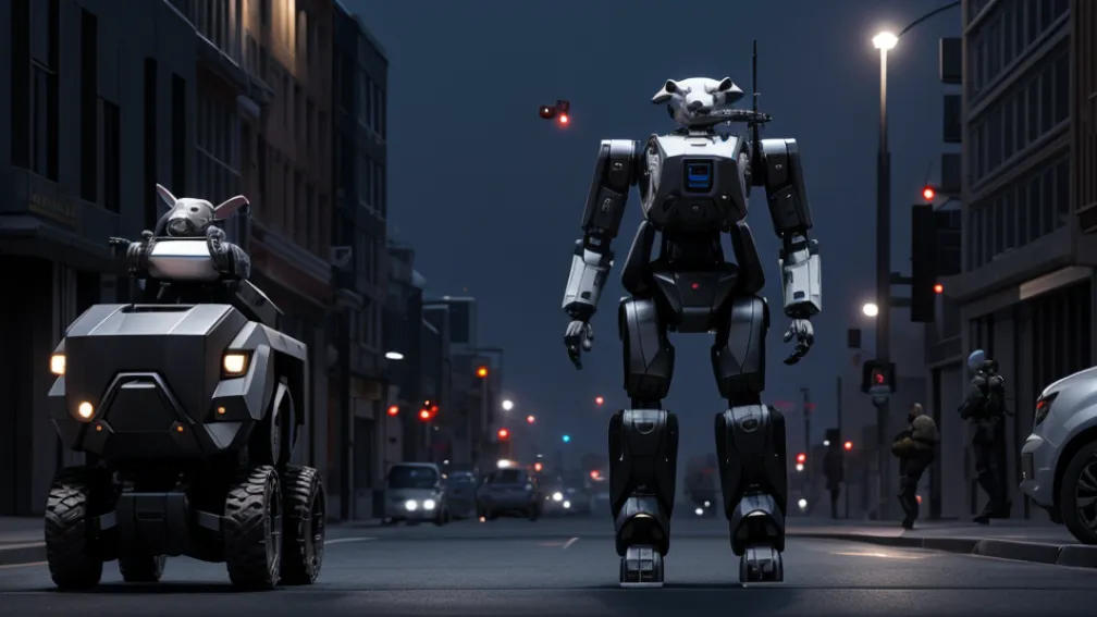 Un câine-robot cu pușcă automată: noua armă pentru securitatea în Mexic