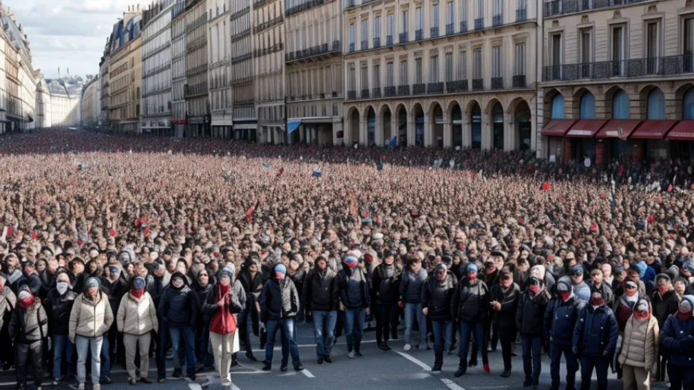 Franța în flăcări: Imagini de la protestele majore împotriva reducerilor