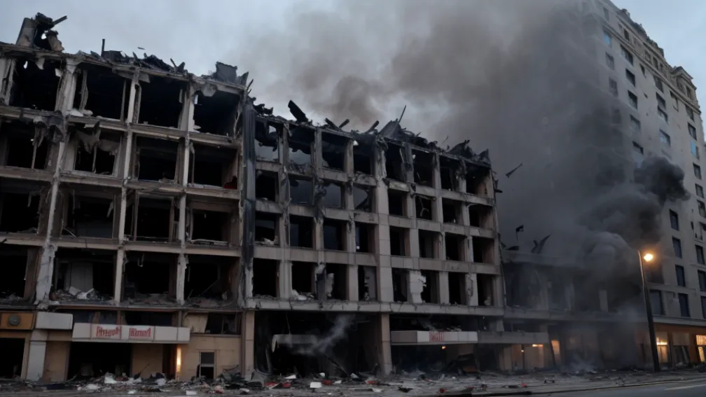 Incendiu la hotelul Hilton din Kathmandu: Clădirea afectată după proteste