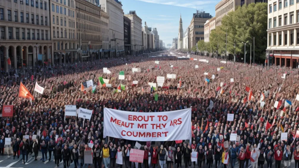 Profesorii încheie protestul la Madrid, solicitând embargou asupra armelor pentru Israel
