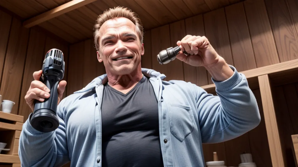 Arnold Schwarzenegger, "Terminatorul" DIY: Actorul promovează unelte pentru reparații