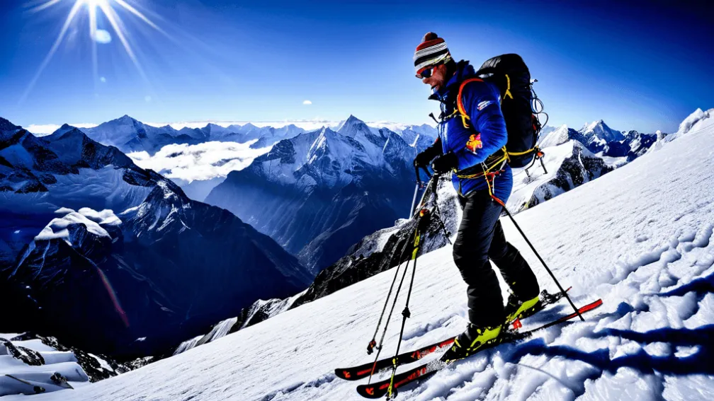 Everest: Etica Alpinismului, Subminată de Interesele Comerciale. Controversele din jurul coborârilor pe schiuri.