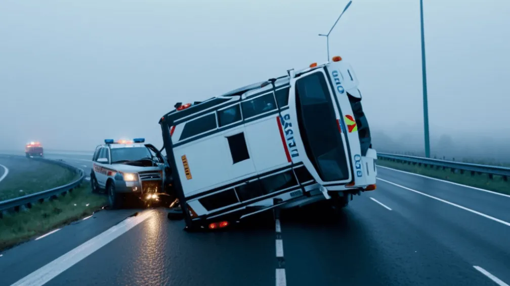 Bebeluş în stare critică după un accident pe autostrada AP-7 din Tarragona