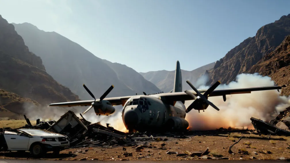 Tragedie aviatică în Georgia: 20 de morți în urma prăbușirii unui avion militar turc