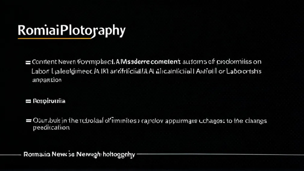 Impactul IA asupra pieței muncii: oportunități și provocări