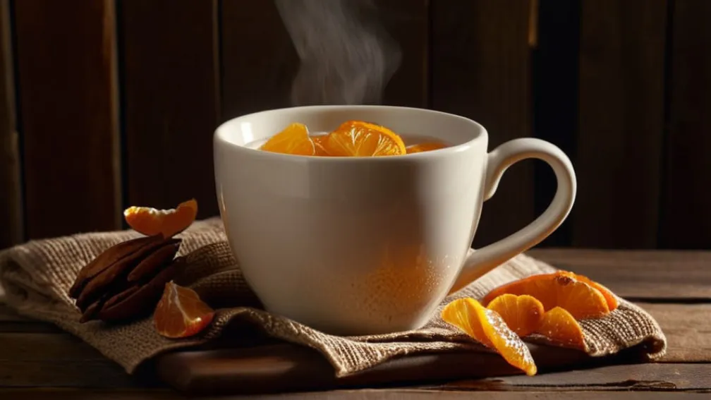 Infuzia preferată a Mariei Nicolau: Secretul unei băuturi reconfortante din coji de mandarină
