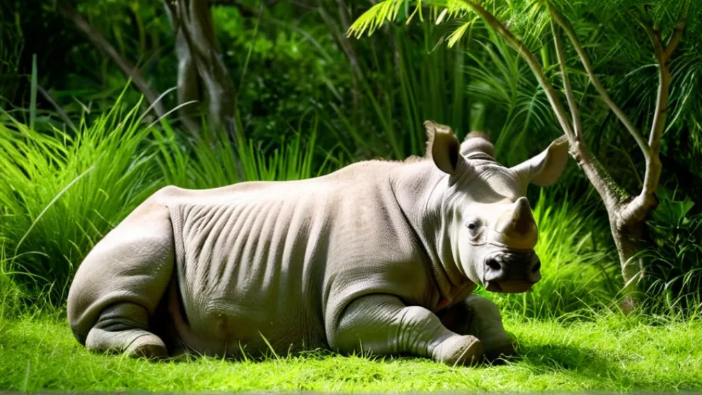 Naștere istorică la BIOPARC Valencia: Un rinocer alb aduce speranță conservării