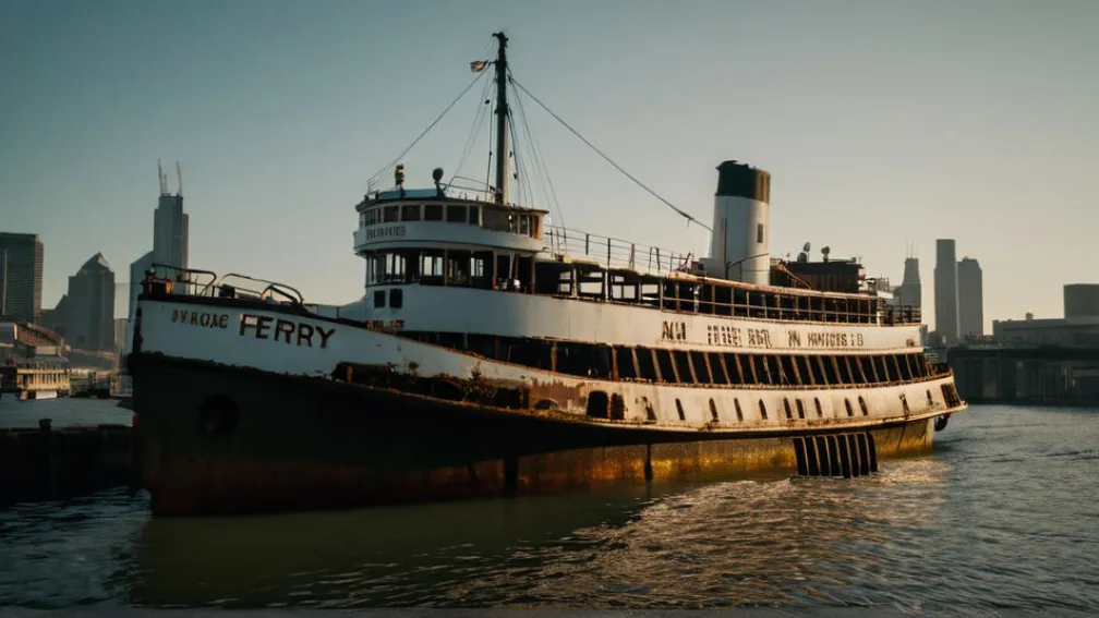 Eșecul Afacerii Pete Davidson și Colin Jost: Feribotul Transformabil Zace Abandonat Ani de Zile