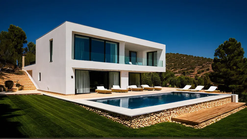 Casa Roble: O Capodoperă Arhitecturală Integrată în Peisajul Natural de lângă Madrid