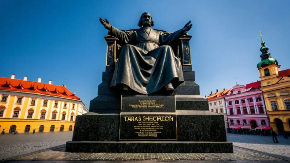 Monumentul lui Taras Șevcenko din Praga