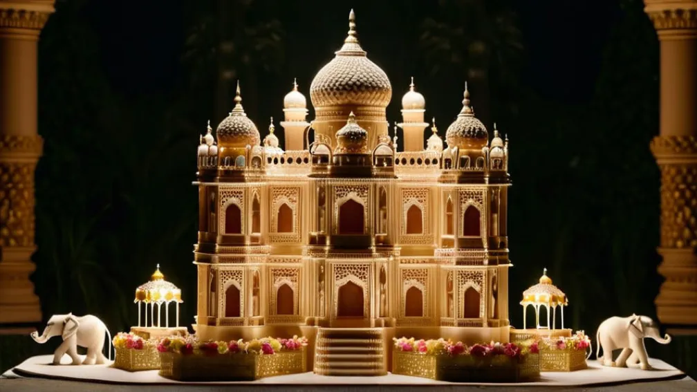 Nunta indiană a anului: Jennifer Lopez, decor de James Bond și tort-palat