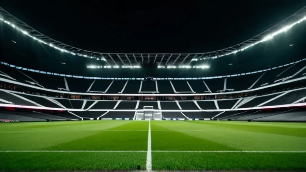 Interior Dinamic al unui Stadion de Fotbal