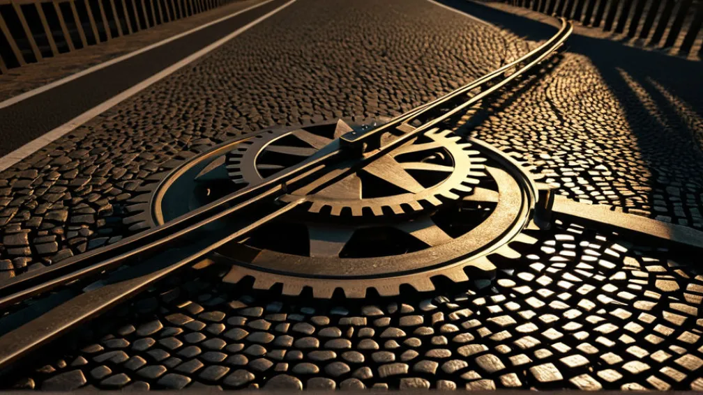 Reprezentare abstractă a neliniștii sociale