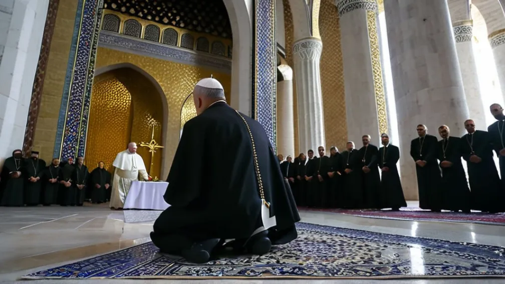 Papa Leon al XIV-lea a vizitat Moscheea Albastră, dar nu a oficiat rugăciunea