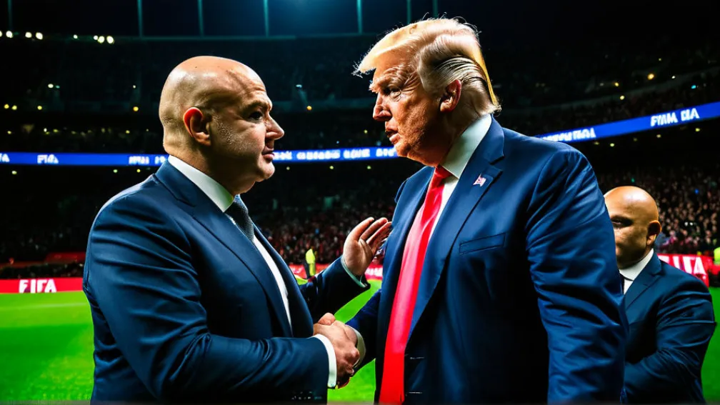 Prietenia controversată dintre Infantino și Trump: Cum se intersectează fotbalul și politica globală