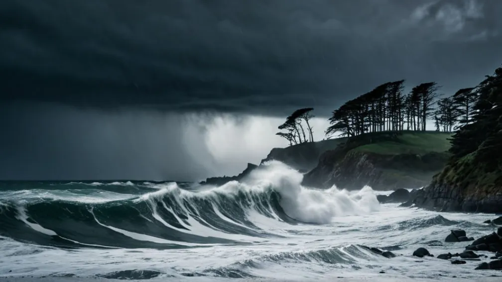 Alerta portocalie în Spania: Galicia și Cantabria, lovite de o furtună puternică cu ploi și vânt extrem