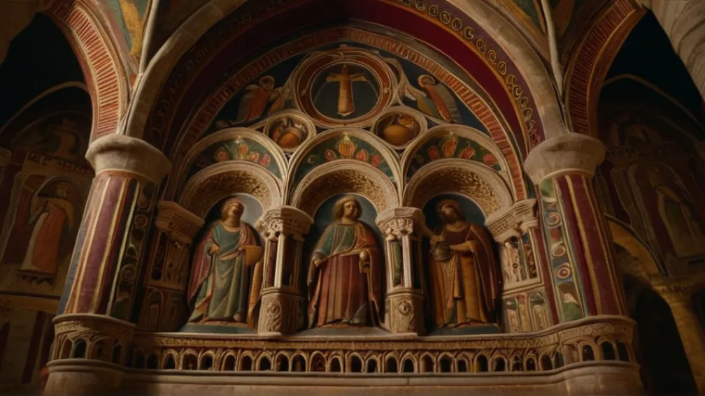 Arta Romanică Nu Era Albă: Descoperirea Policromiei Strălucitoare a Bisericilor Medievale