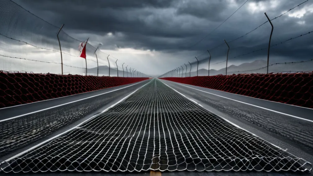 Războiul dronelor: Ucraina și Rusia acoperă drumurile cu plase pentru a opri dronele inamice