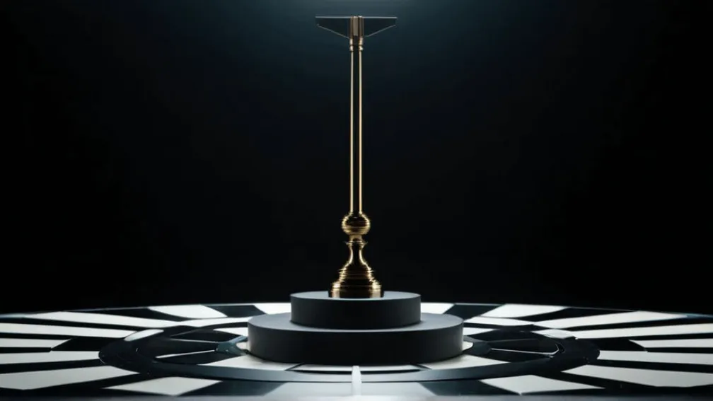 Reprezentare simbolică a tensiunii sociale și a căutării echilibrului