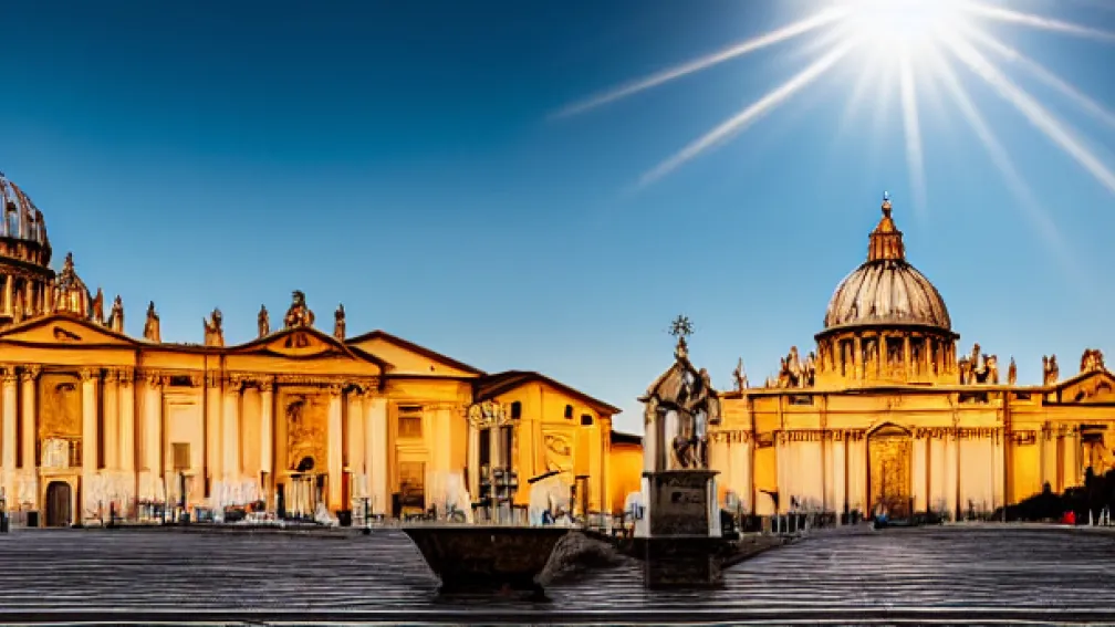 Vaticanul publică prima fotografie cu Papa Francisc, văzut din spate, după o lună de spitalizare