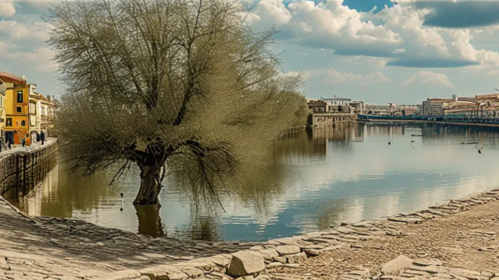 Toledo are din nou plajă datorită creșterii râului Tagus: «Este un cadou al naturii»