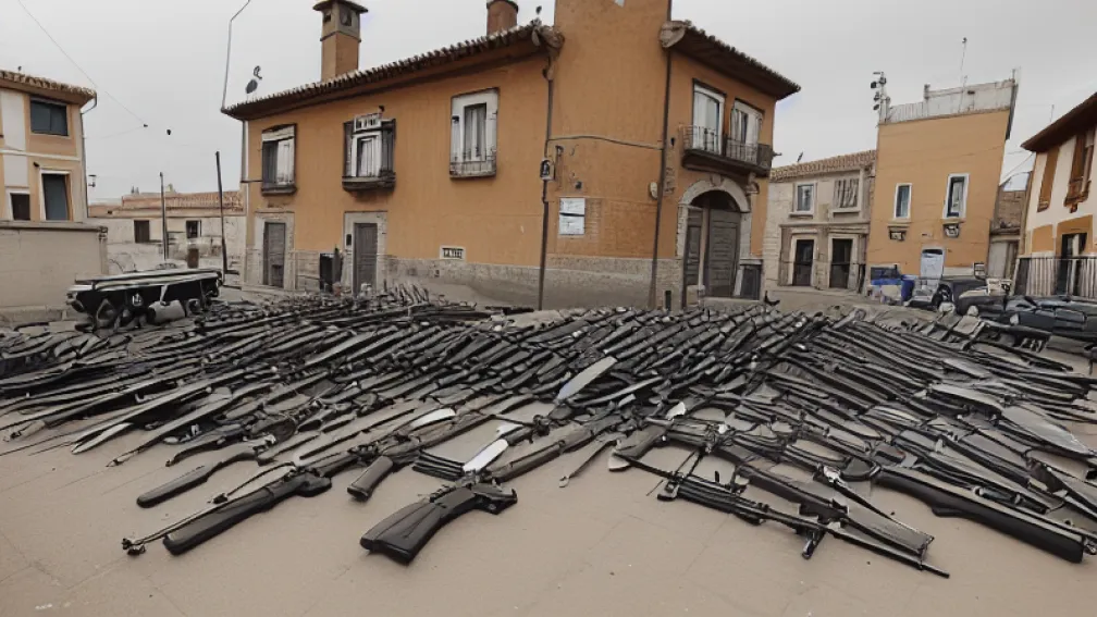 Destructurată rețea care livra arme grupurilor criminale în Almería
