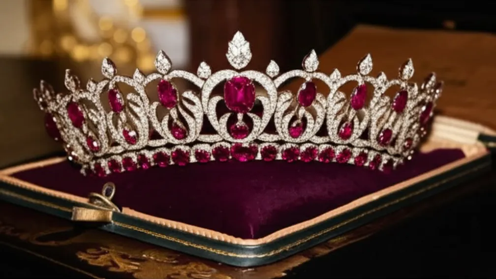 Tiara spectaculoasă purtată de prințesa Amalia la banchetul de stat