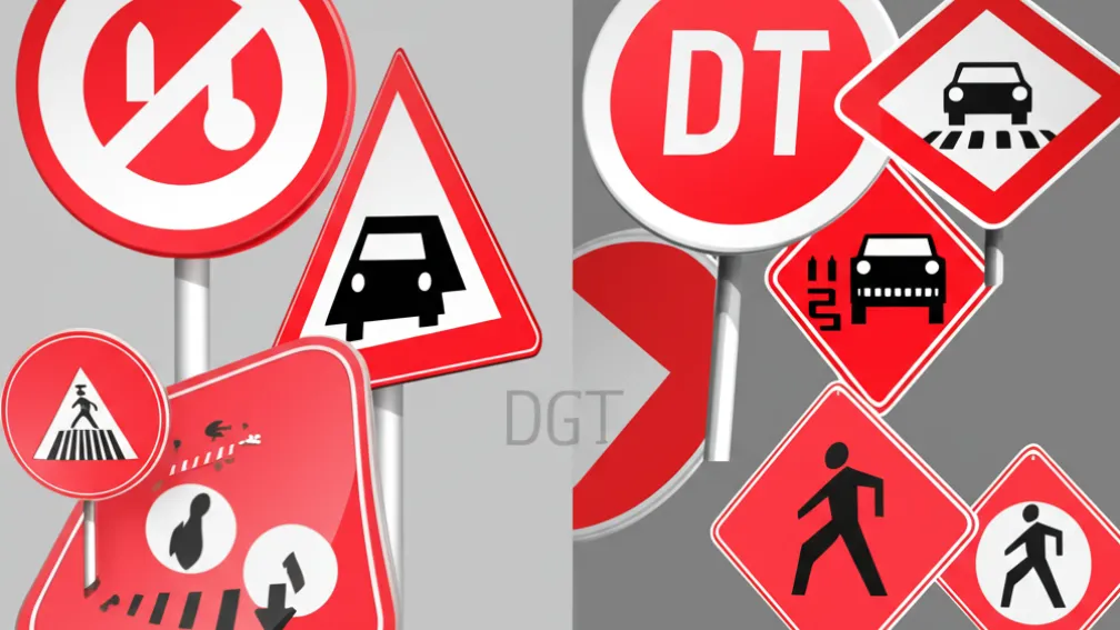 Semnele rutiere pentru vârstnici nu mai sunt cocoșate și alte semnale pe care DGT dorește să le actualizeze