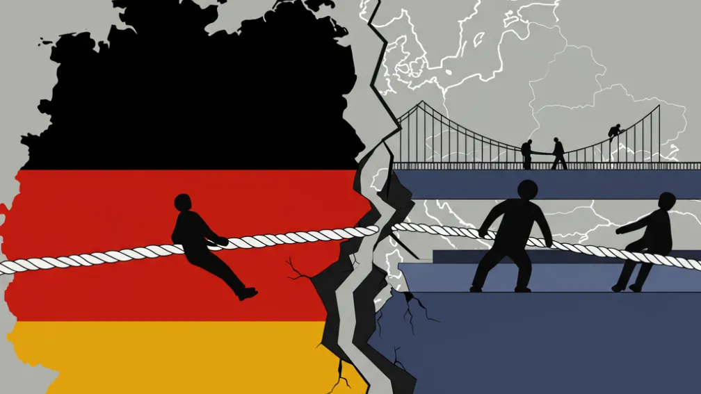 Cordónul sanitar al coaliției germane împotriva extremei drepte, testat la Bruxelles