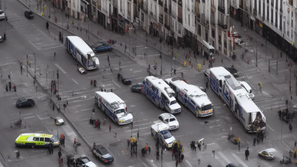 Femeie grav rănită după ce a fost lovită de o mașină în Madrid