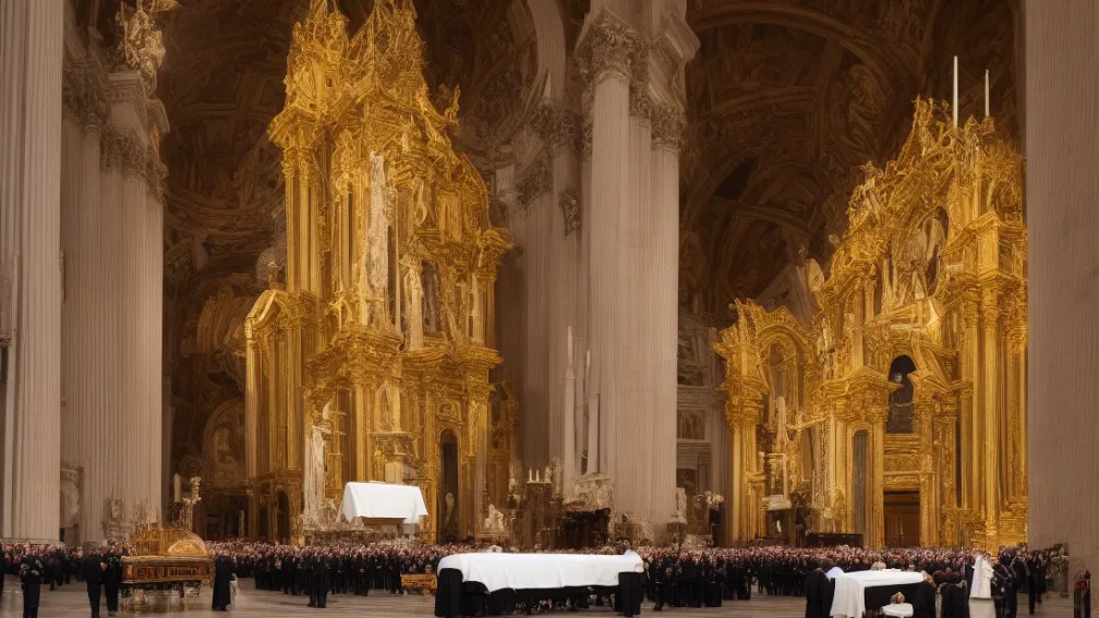 Mii de oameni, omagiu final pentru Papa Francisc la Vatican