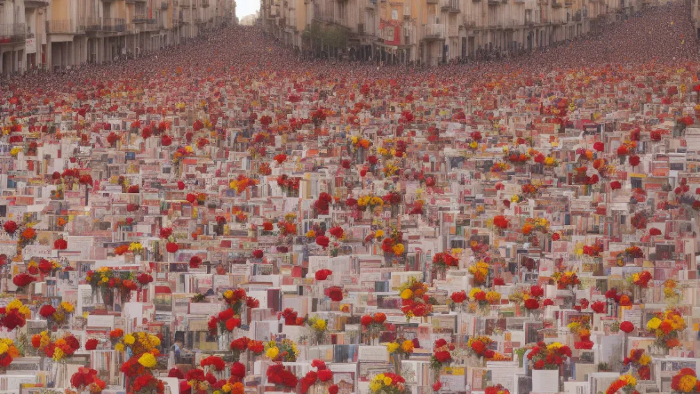 «Javier Cercas și Xavier Bosch, printre cei mai bine vânduți autori la un Sant Jordi de record»
