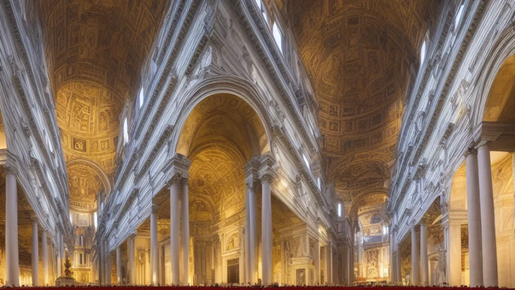 Santa Maria Maggiore se pregătește pentru înmormântarea papală