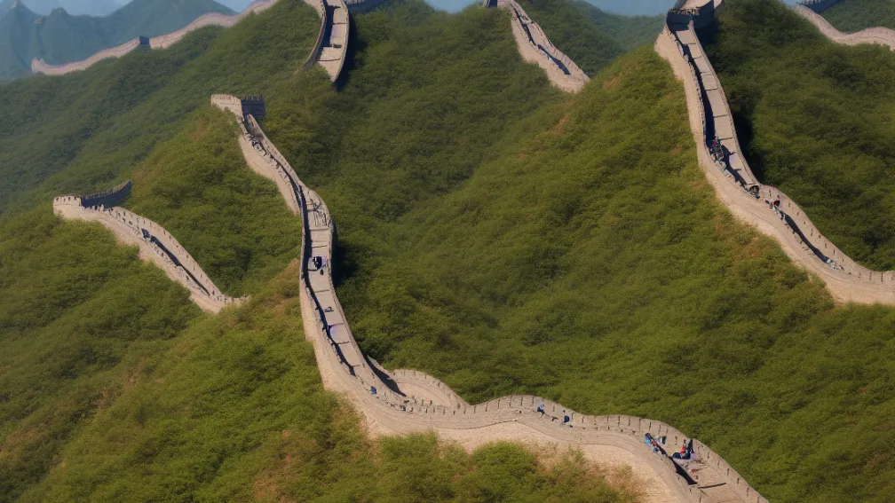 Cursa montană unică pe Marele Zid Chinezesc
